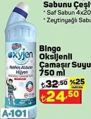 BİNGO OKSİJENLİ ÇAMAŞIR SUYU